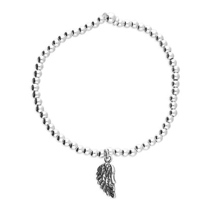 Angel Wing Charm Bracelet