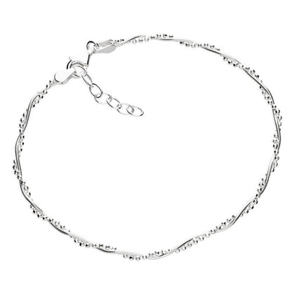 Twisted Bead Anklet