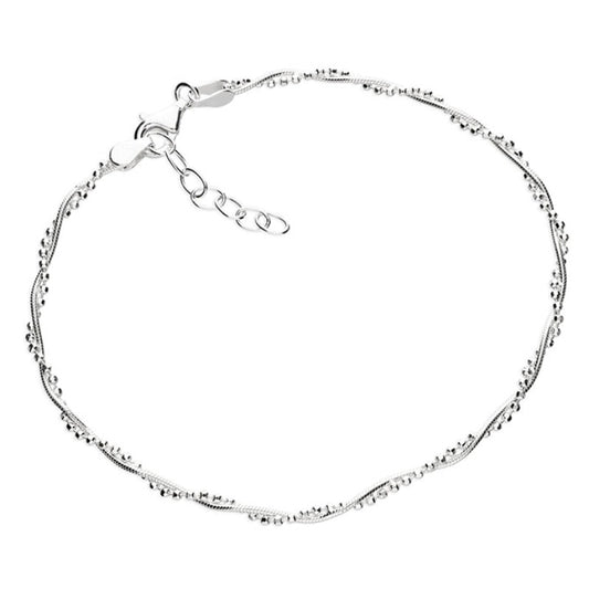 Twisted Bead Anklet