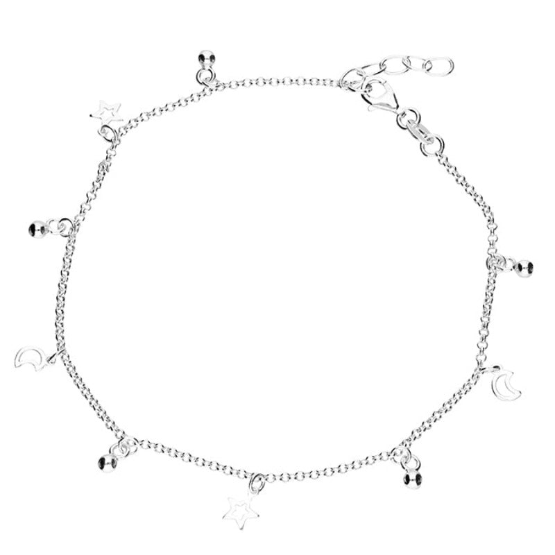 Silver Charm Anklet