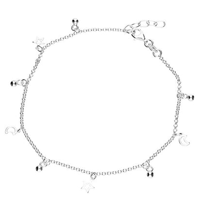 Silver Charm Anklet