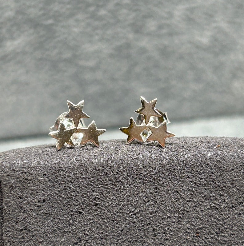 Triple Star Studs