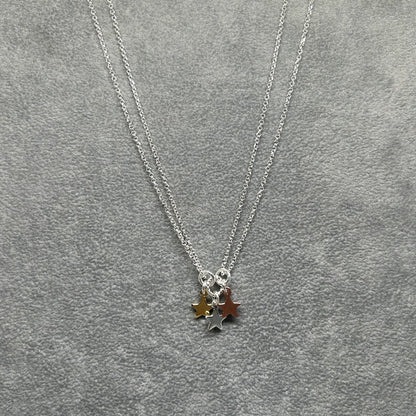 Triple Star Necklace