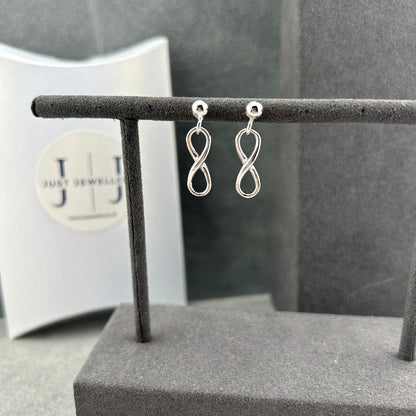 Infinity Drop Earrings