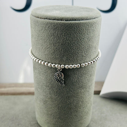 Angel Wing Charm Bracelet