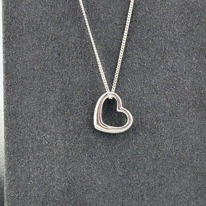 Small Open Heart Necklace