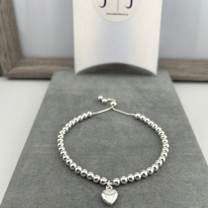 Heart Slider Bracelet