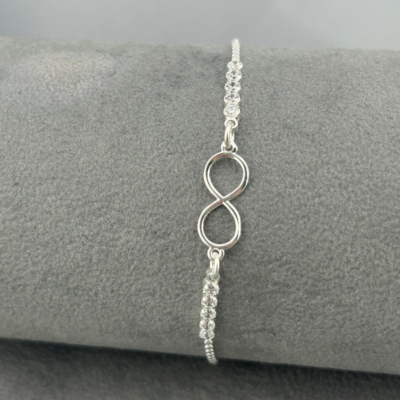 Infinity CZ Slider Bracelet