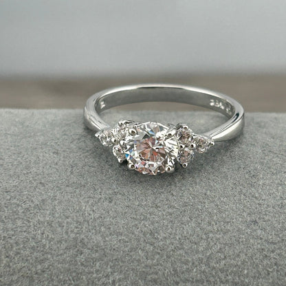 Cushion Cut Promise Ring