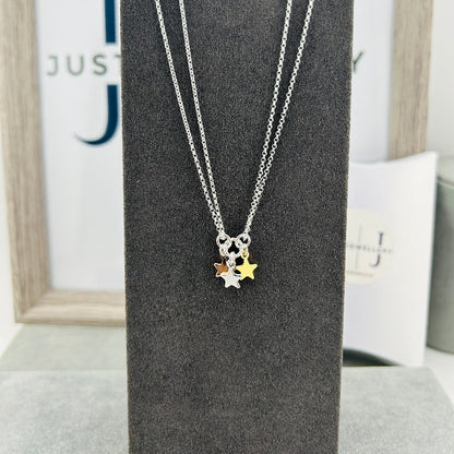 Triple Star Necklace