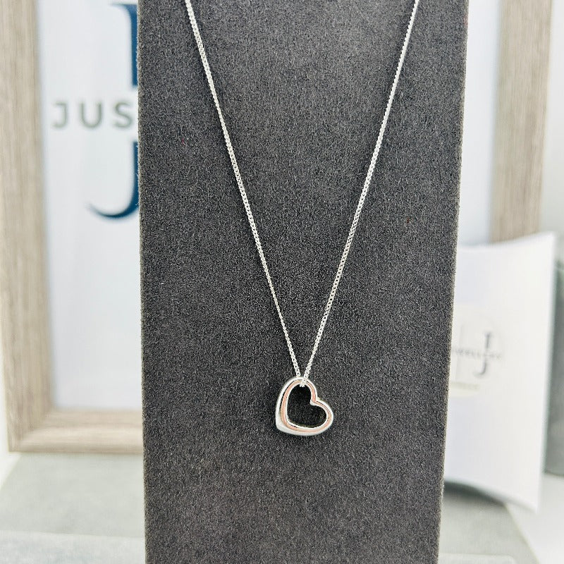 Small Open Heart Necklace