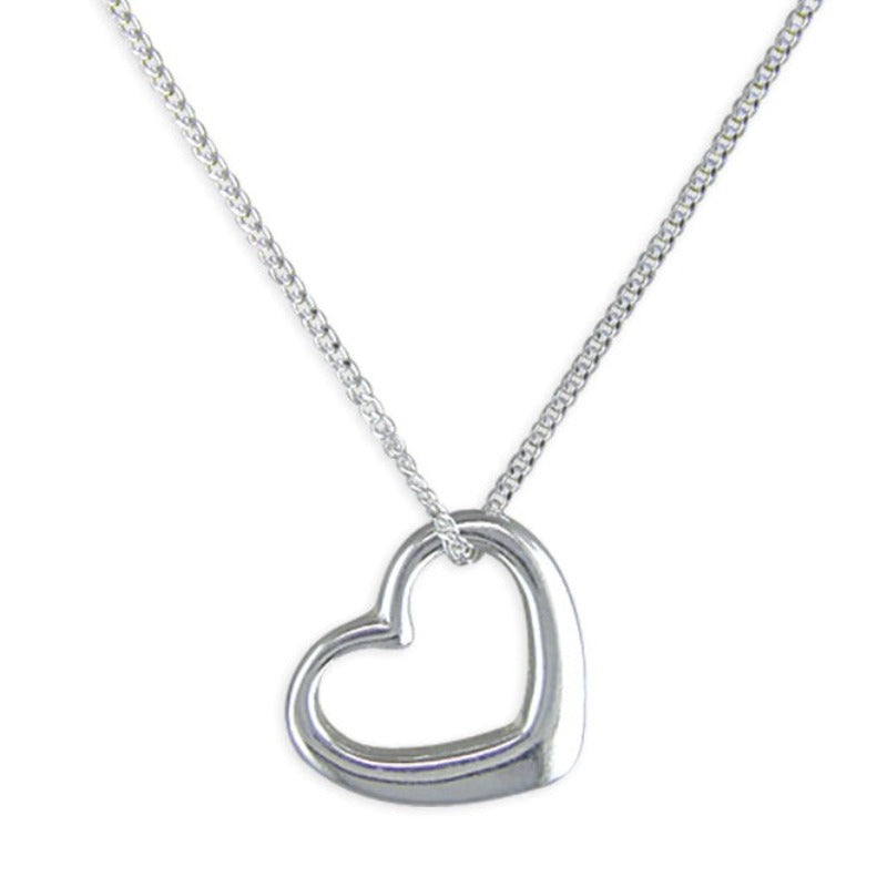 Small Open Heart Necklace