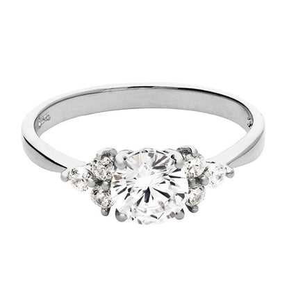 Cushion Cut Promise Ring