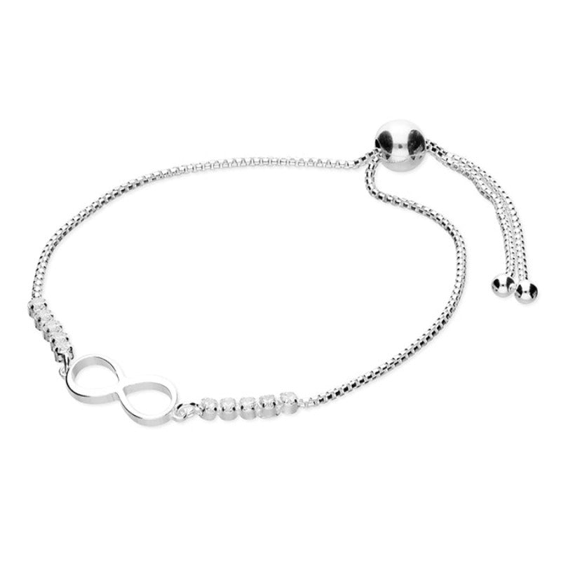 Infinity CZ Slider Bracelet