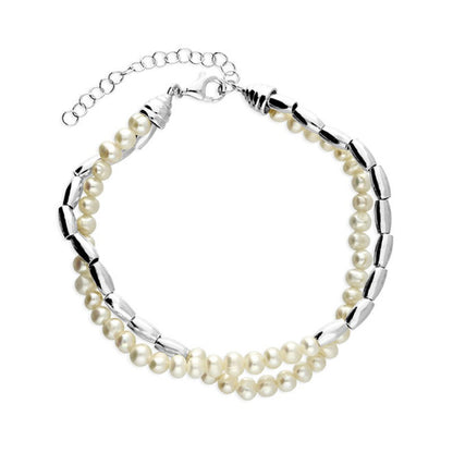 Double Fresh Water Pearl Bracelet