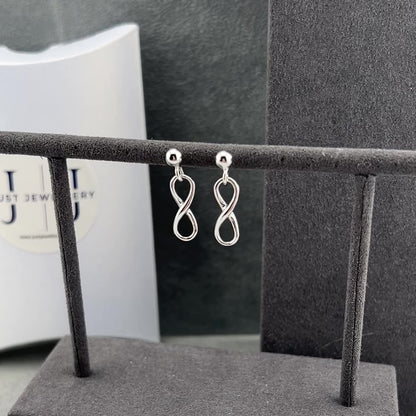 Infinity Drop Earrings