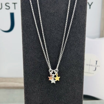 Triple Star Necklace