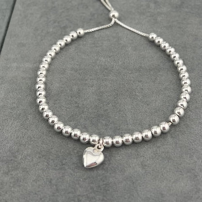 Heart Slider Bracelet