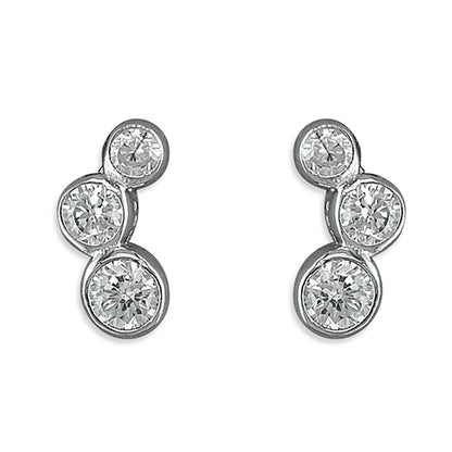 Cubic Zirconias Stud Earrings